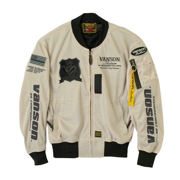 VS26101S MESH MA-1 JACKET メッシュMA-1ジャケット アイボリー / ガン 