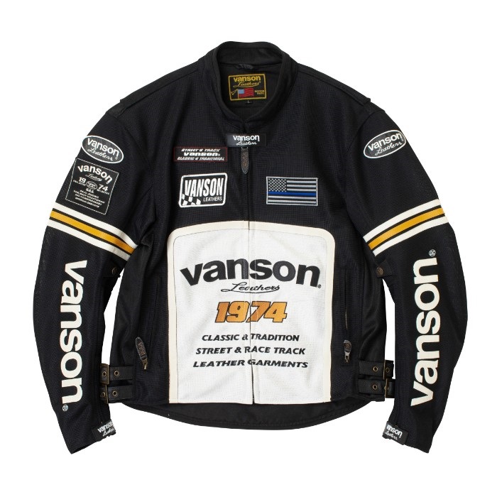 VS26105S MESH RIDERS JACKET メッシュライダースジャケット ブラック 