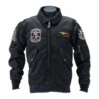HTVA2637S CWU-36/P BLACK KNIGHTS MESH M/C  ジャケット BLACK