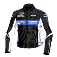 【在庫限り】 EJ-S103 イデアールメッシュジャケット ブラック&ブルー