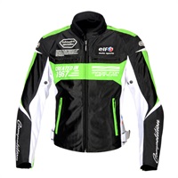 【在庫限り】 EJ-S103 イデアールメッシュジャケット ブラック&グリーン