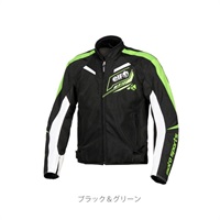 EJ-S115 スポルトメッシュジャケット Black&Green