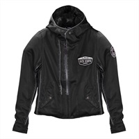 W2 Hooded See-through Mesh Jacket フーデッド シースルーメッシュジャケット ブラック
