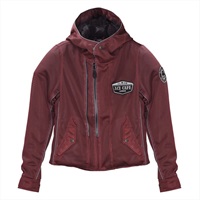 【在庫限り】 W2 Hooded See-through Mesh Jacket フーデッド シースルーメッシュジャケット バーガンディ