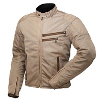 RR7313 ライディングZIPメッシュジャケット ベージュ