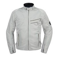 RR7308 ライディングZIPメッシュジャケットEM オールシルバー