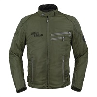 RR7308 ライディングZIPメッシュジャケットEM オリーブ/ブラック