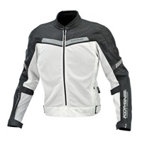 【在庫限り】 JK-1274 プロテクトハーフメッシュジャケット 【Light Grey Black】