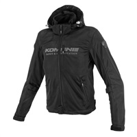 JK-176 エニグマライト メッシュパーカ 【KOMINE Black】
