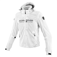JK-176 エニグマライト メッシュパーカ 【KOMINE Silver】