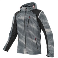 JK-1355 エニグマG2フルメッシュパーカ Smoke Black