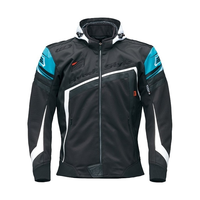 STJ046DN ST-X BUCKLER D3O JAC BLACK/TURQUOISE