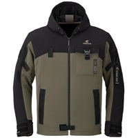 RSJ335 クイックドライパーカ BLACK/KHAKI