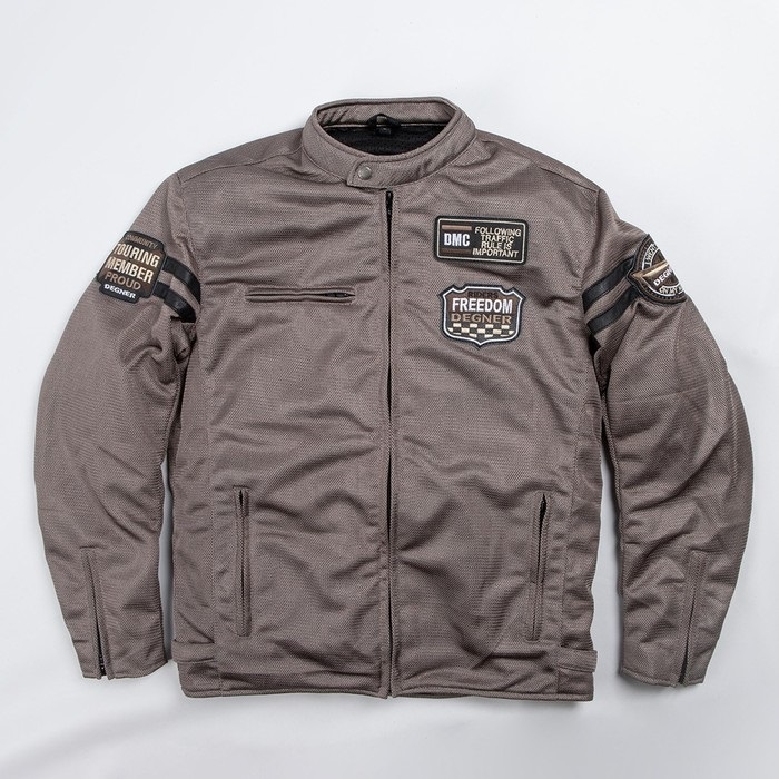 在庫限り】 25SJ-6 メッシュジャケット グレー｜メッシュ