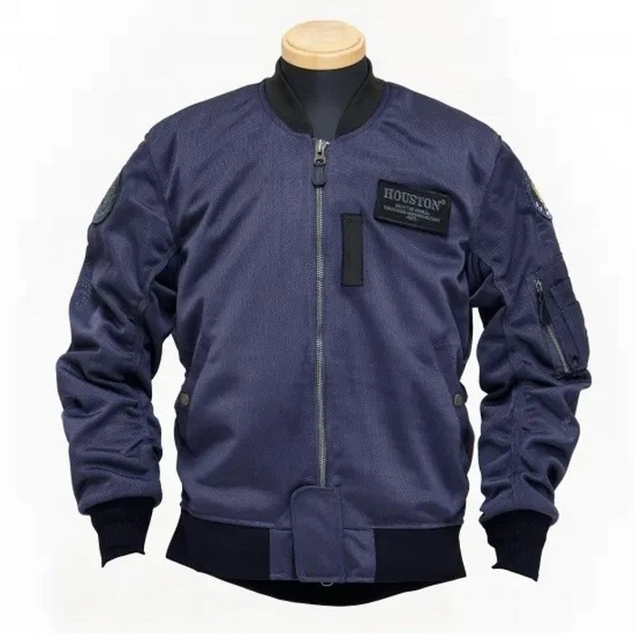 HTVA2611S MA-1 MESH M/C ジャケット NAVY｜メッシュジャケット｜の