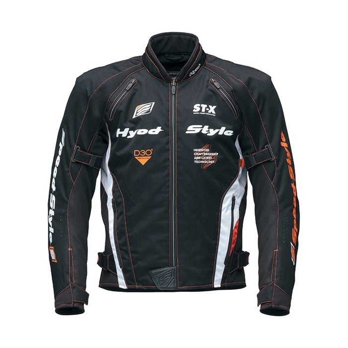 STJ007DT ST-X SPEED-iD D3O JAC BLACK/ORANGE STITCH｜メッシュ