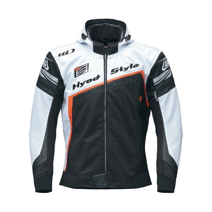 STJ046DN ST-X BUCKLER D3O JACWHITE/BLACK｜メッシュジャケット