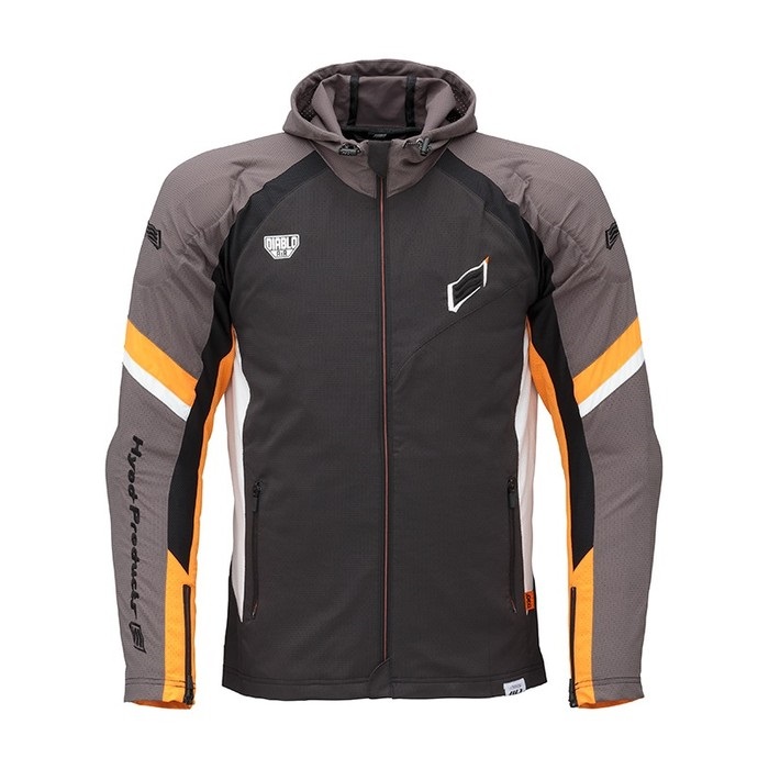 バイクウェア・装備 ST-S UCHIMIZU VENTED COOL DRY PARKA STJ310DNM ST-S UCHIMIZU VENTED D3O COOL DRY PARKA GREY/BLACK
