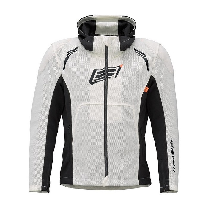 STJ421D ST-X THE MESH D3O PROTECT PARKA〔MINERVA〕 WHITE｜メッシュ
