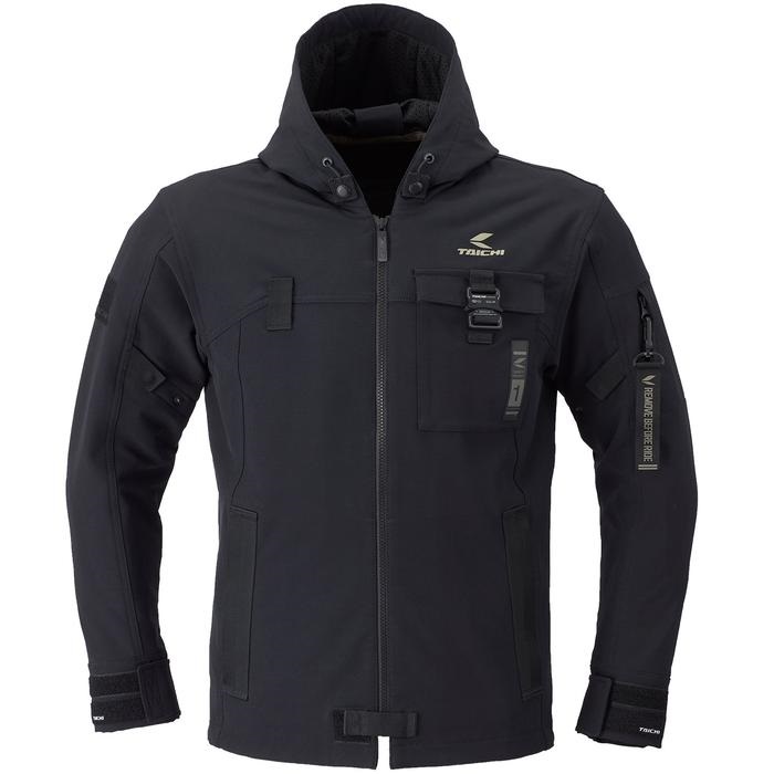 RSJ335 クイックドライパーカ ALL BLACK｜メッシュジャケット