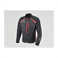 DJ-024 スピードエアメッシュジャケット ブラック/レッド