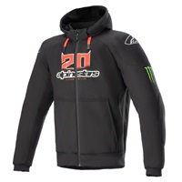 FQ20 CHROME IGNITION MONSTER HOODIE フーディー 1225 BLACK WHITE BRIGHT RED