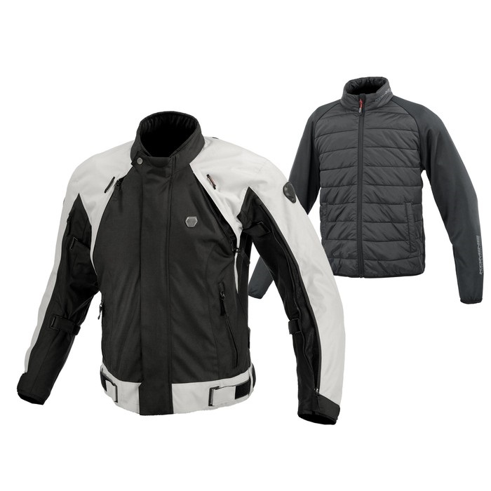 JK-5995 フルイヤーシステムジャケット セット 【Light Grey】｜オール