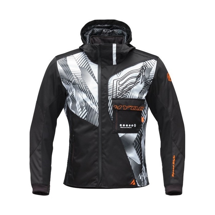 在庫限り】STJ551D ST-X TEXTILE〔CORE-iD D3O〕 BLACK/WHITE 