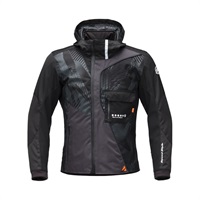 在庫限り】STJ551D ST-X TEXTILE〔CORE-iD D3O〕 BLACK/DARK GREY 