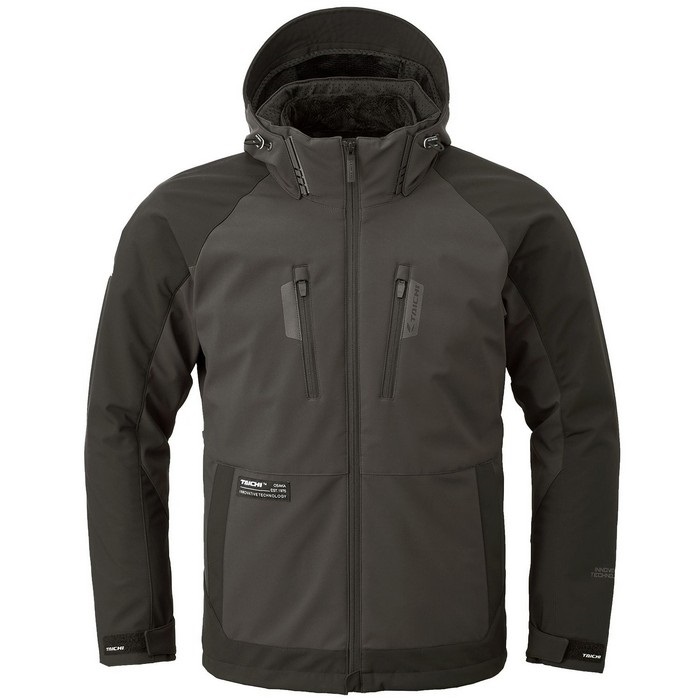 RSJ730 ソフトシェル オールシーズンパーカ CHARCOAL/BLACK 