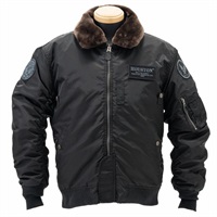 HTVA-2515W B-15D TYPE WINTER M/C JACKETウィンタージャケット BLACK