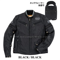 BJ-NA2451V ロングシーズン ライディングジャケット BLACK/BLACK