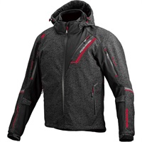 JK-579 プロテクトソフトシェルウインターパーカ 【HR-Black/Red】