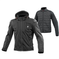 JK-6235 ハイプロテクトソフトシェルシステムパーカ セット 【Black】
