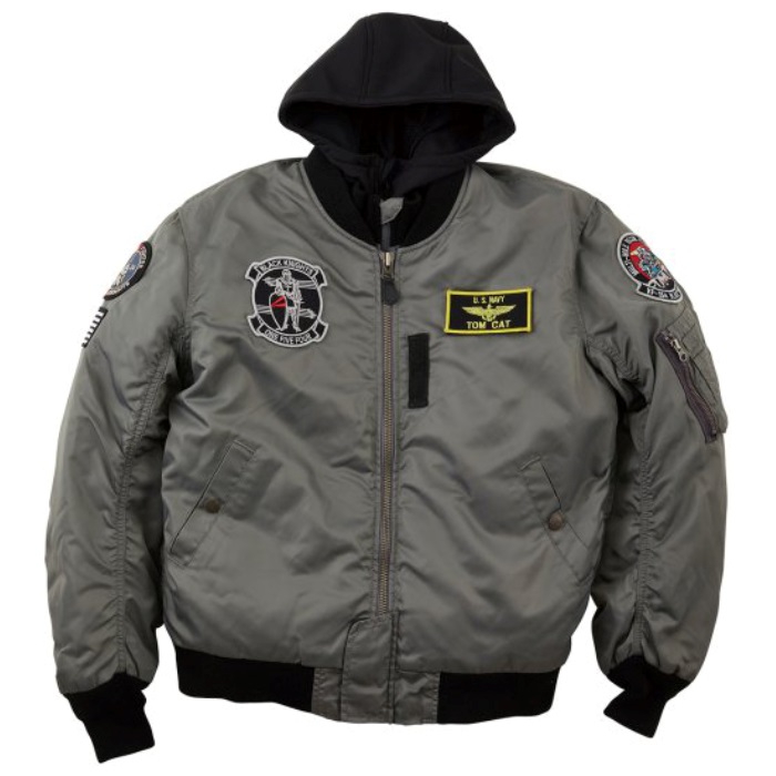 HTVA-2321W MA-1 BLACK KNIGHT M/C JAC ジャケット GUNMETAL