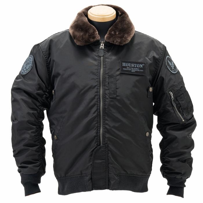 HTVA-2515W B-15D TYPE WINTER M/C JACKETウィンタージャケット BLACK