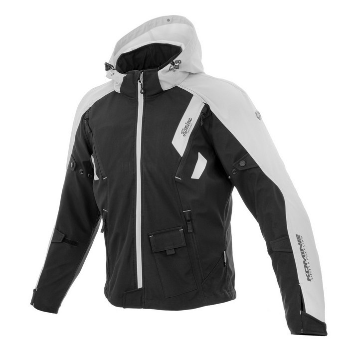 JK-637 エニグマG2ソフトシェルジャケットソリアーノⅡ L.Grey Black