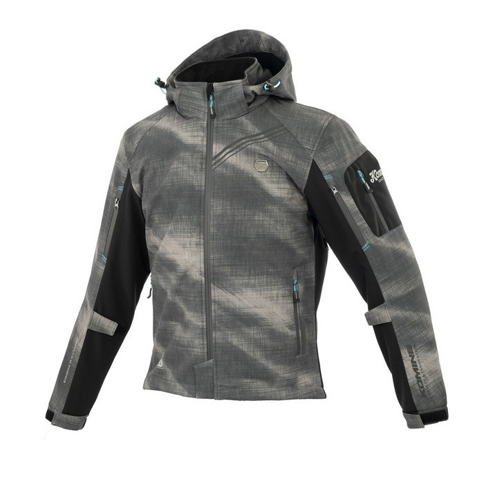 JK-5795 エニグマG2 ソフトシェルパーカ Smoke｜ウィンタージャケット