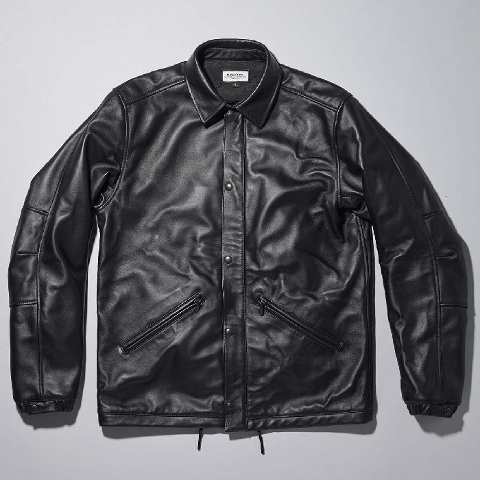 1660 LEATHER COACH JACKET レザーコーチジャケット ブラック｜レザー 