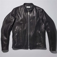 1662 STALLION　レザーシングルライダースジャケット ブラック