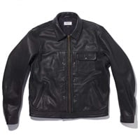 1664 RODEO LEATHER JACKET レザーシングルライダースジャケット ブラック