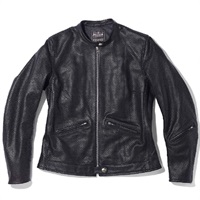 レディース 1311 PL-RAFF レザーシングルライダースジャケット ブラック