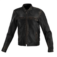 LJ-5343 シングルライダースレザージャケット 【Vintage Brown】