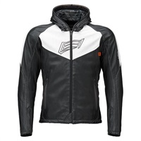 HSL307D CELTIS D3O ST-X Lite LEATHER JAC BLACK/WHITE(CREST)