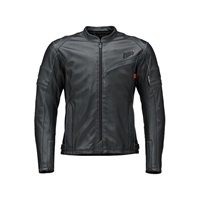 HSL306D ALEM D3O ST-X Lite LEATHER JAC BLACK