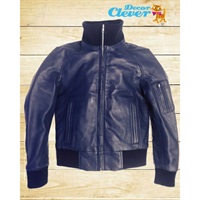 CDL-116 MA-1 レディスライダースジャケット BROWN｜レザージャケット