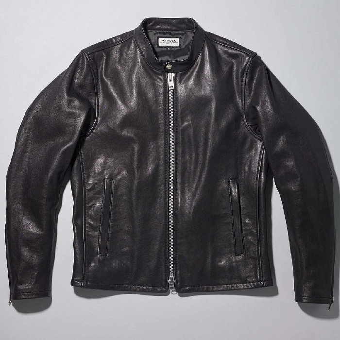 カズ【ナダル】NEW 新作上ウェア&ジャケット Single leather jacket with collar | Kadoya official online