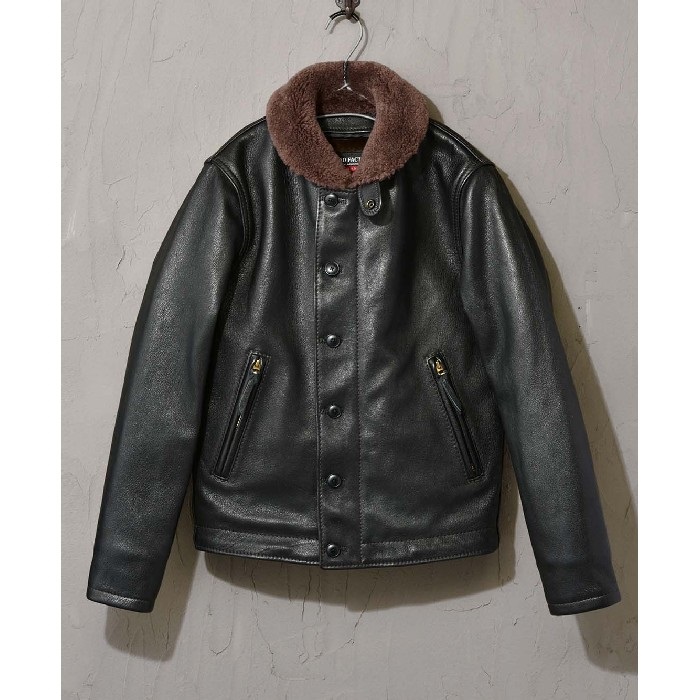 1度のみ着用SCHAFFEN ライダース レザージャケット SCHAFFEN シャッフェン SINGLE ZIP RIDERS シングル ジップアップ