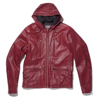 tete  レザージャケット　ワインレッド　oldgap　カーフィー様 ライダースジャケット メンズ 本革 レザー レッド 赤 モード系 送料