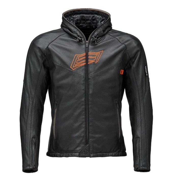 レザージャケット HSL307D CELTIS D3O ST-X Lite LEATHER JAC BLACK(CREST)｜レザー